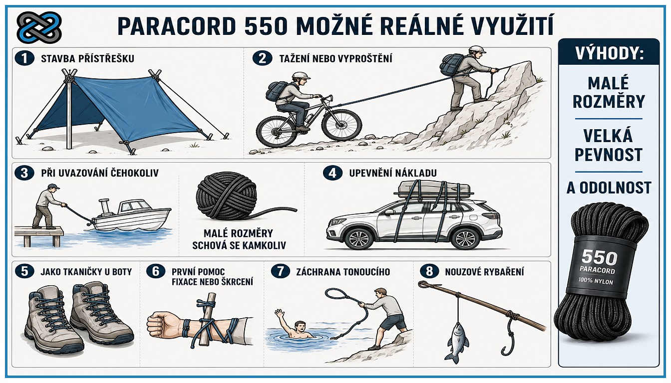 použití paracordu nové2026